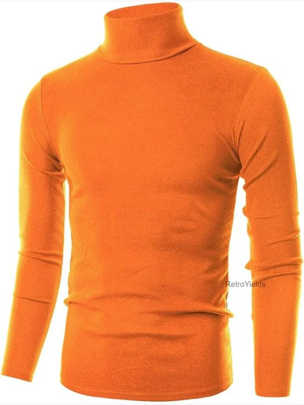Men's Slim Fit Turtleneck Lightweight Cotton Pullover Sweater